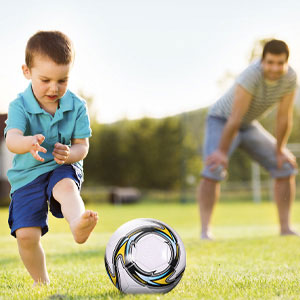 Official Size 5 Soccer Ball – PVC Machine-Sewn