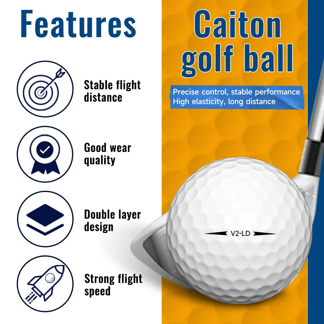 50pcs 2-Layer Golf Balls