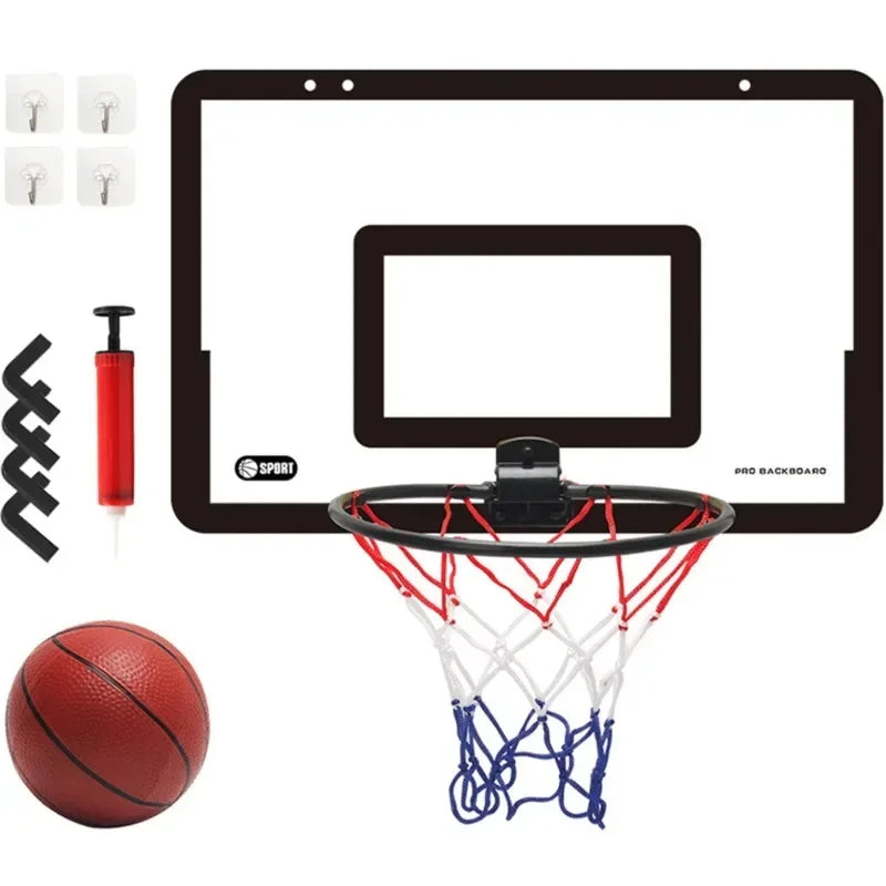 Indoor Kids Basketball Set with Wall Bracket