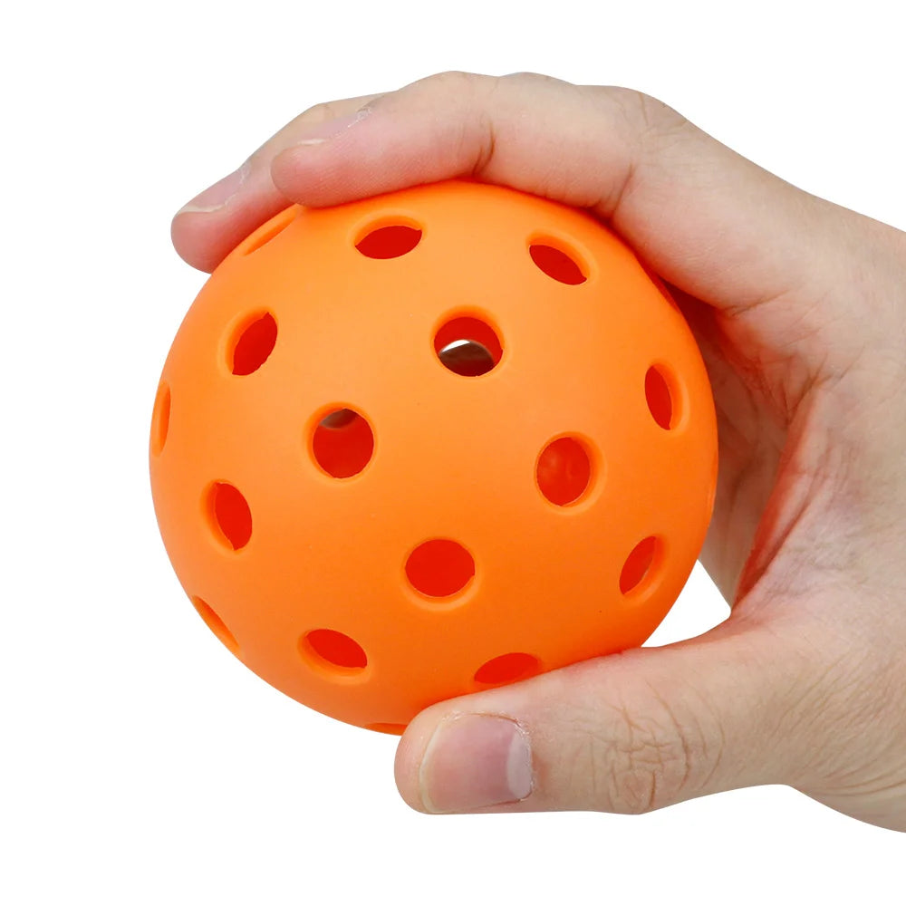 Outdoor Pickleballs – 74mm 40-Hole Durable Balls (6/12/24 Pack)