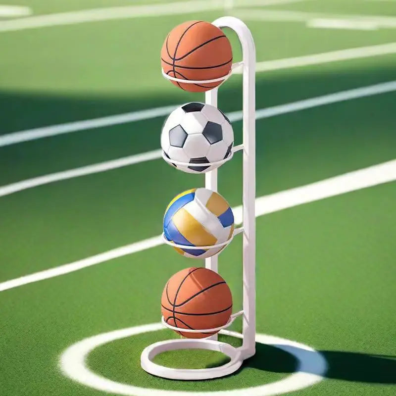 Indoor Kids Sports Ball Storage Rack Organizer