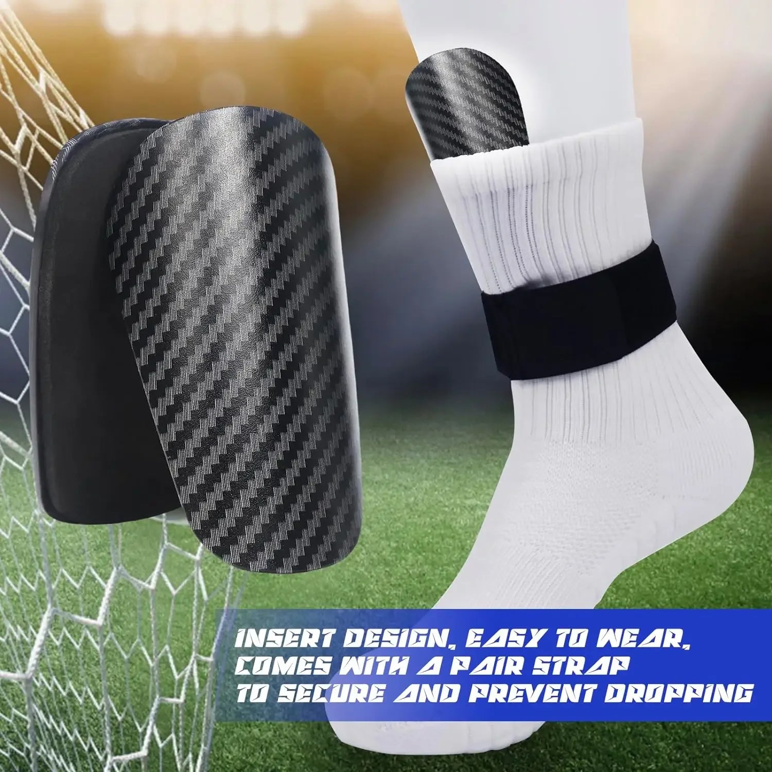 Protect Your Shins During Football Training with Mini Shin Guards - Lightweight and Comfortable Design for Maximum Performance