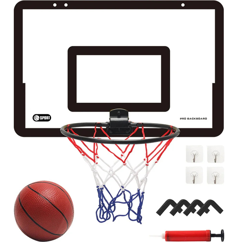 Indoor Kids Basketball Set with Wall Bracket