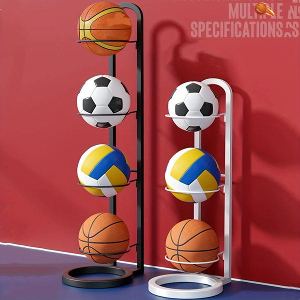 Indoor Kids Sports Ball Storage Rack Organizer