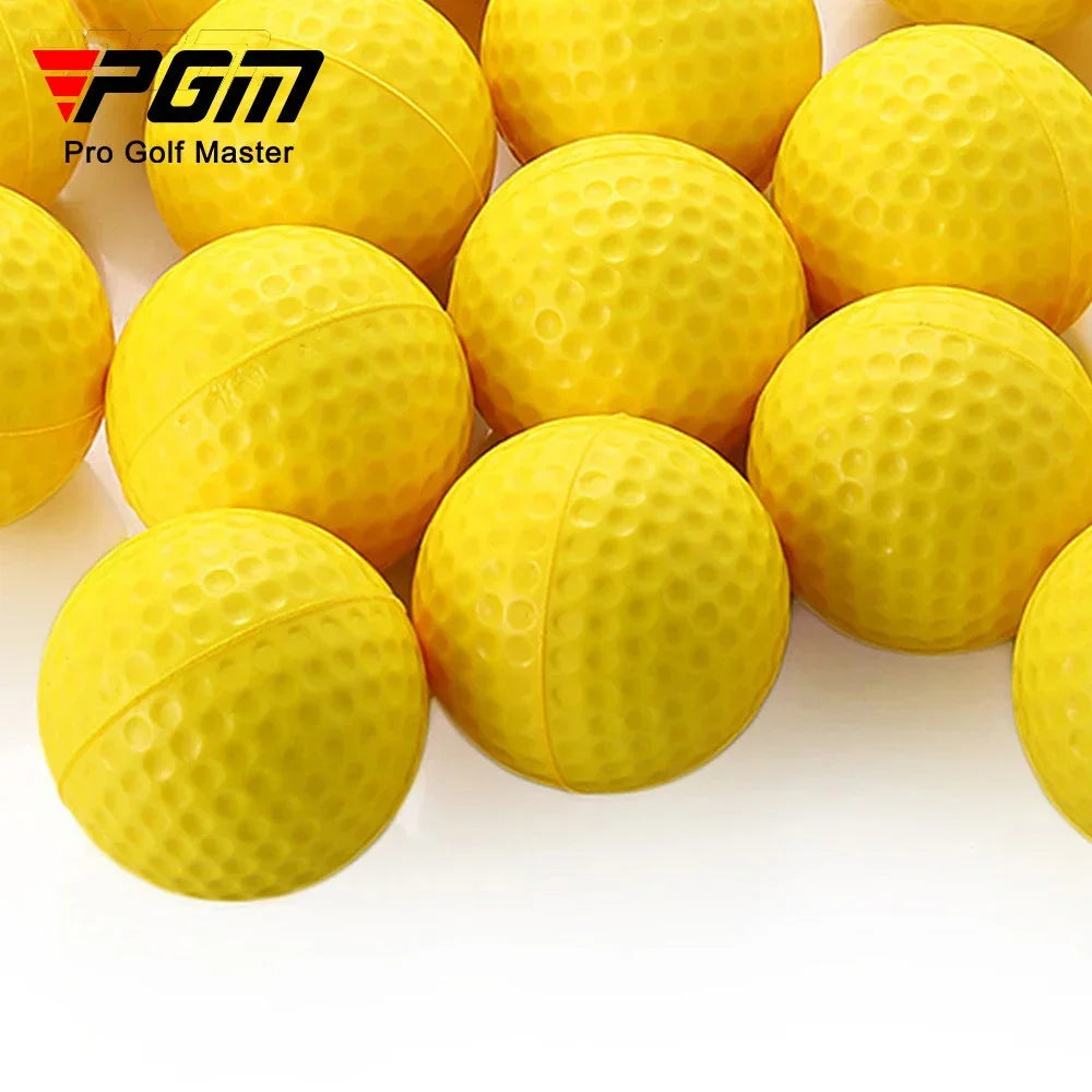 Yellow PU Foam Golf Training Balls
