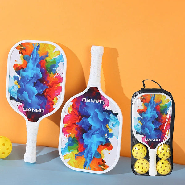 Pickleball Paddle Set – 2 Rackets & 4 Balls Sports Kit