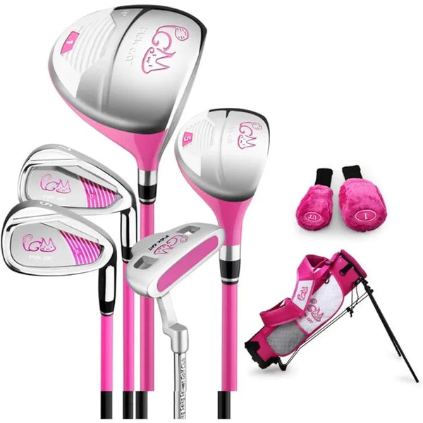 Junior Golf Club Set – 5 Clubs with Stand Bag