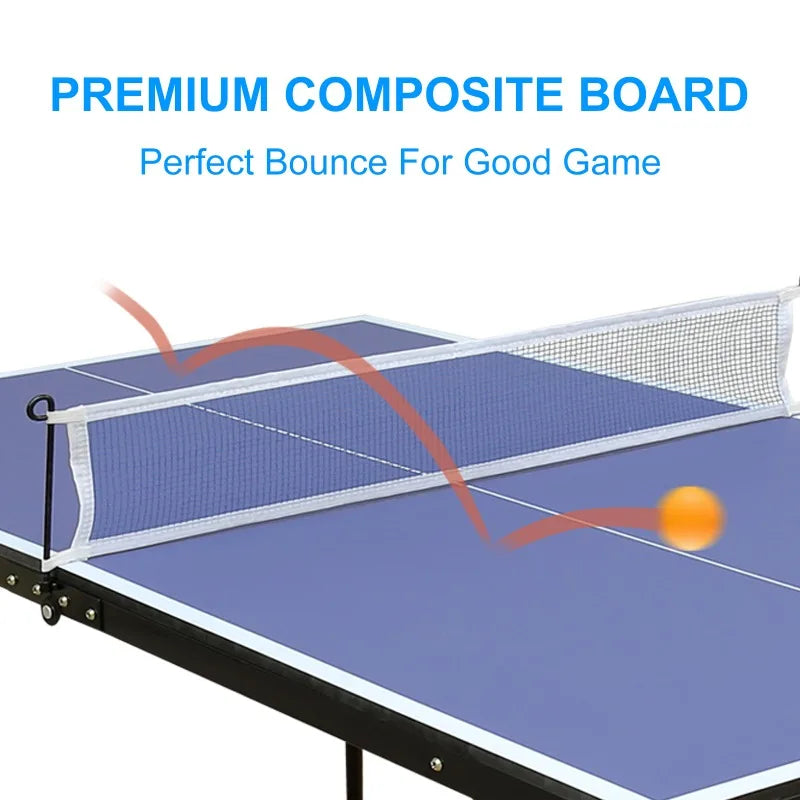 4.5ft Foldable Ping Pong Table