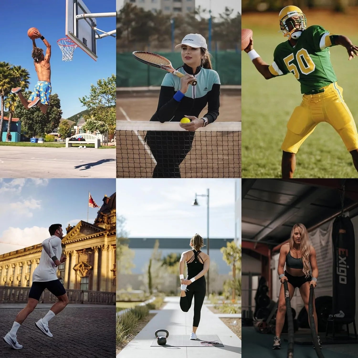 Breathable Cotton Wrist Sweatbands – 2PCS Set