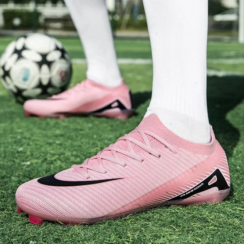 Men’s Outdoor Soccer Cleats – Breathable Long Spikes