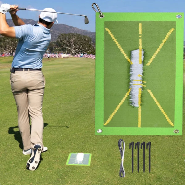 Golf Practice Hitting Mat with Accessories