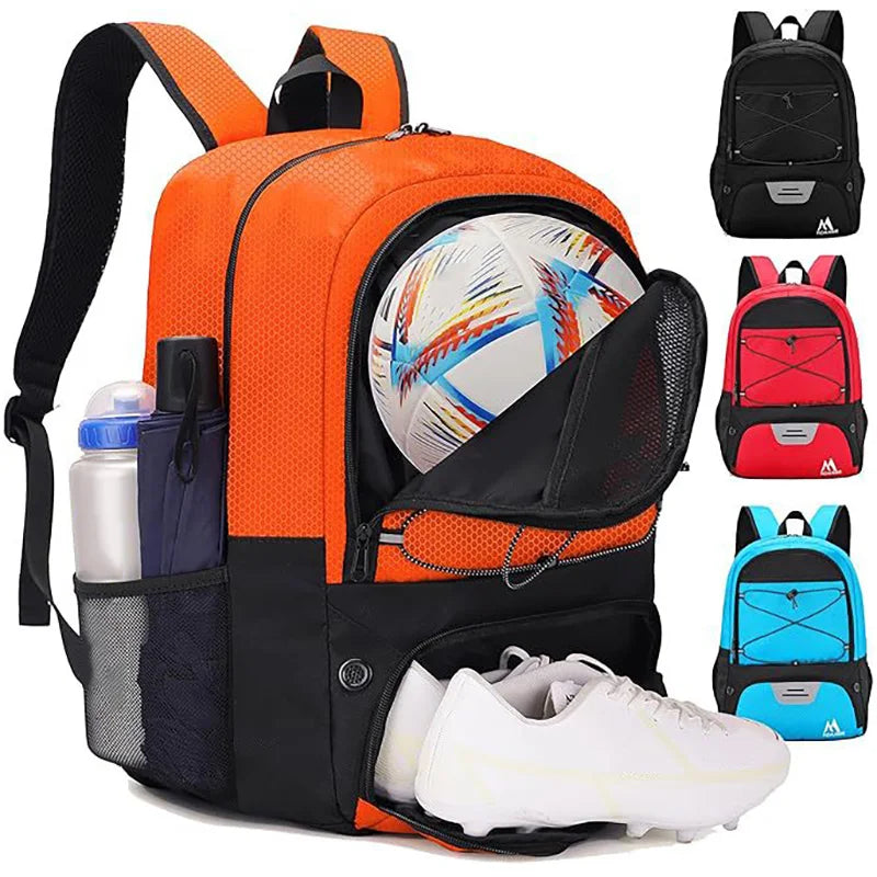 Football Backpack with Shoe Pocket