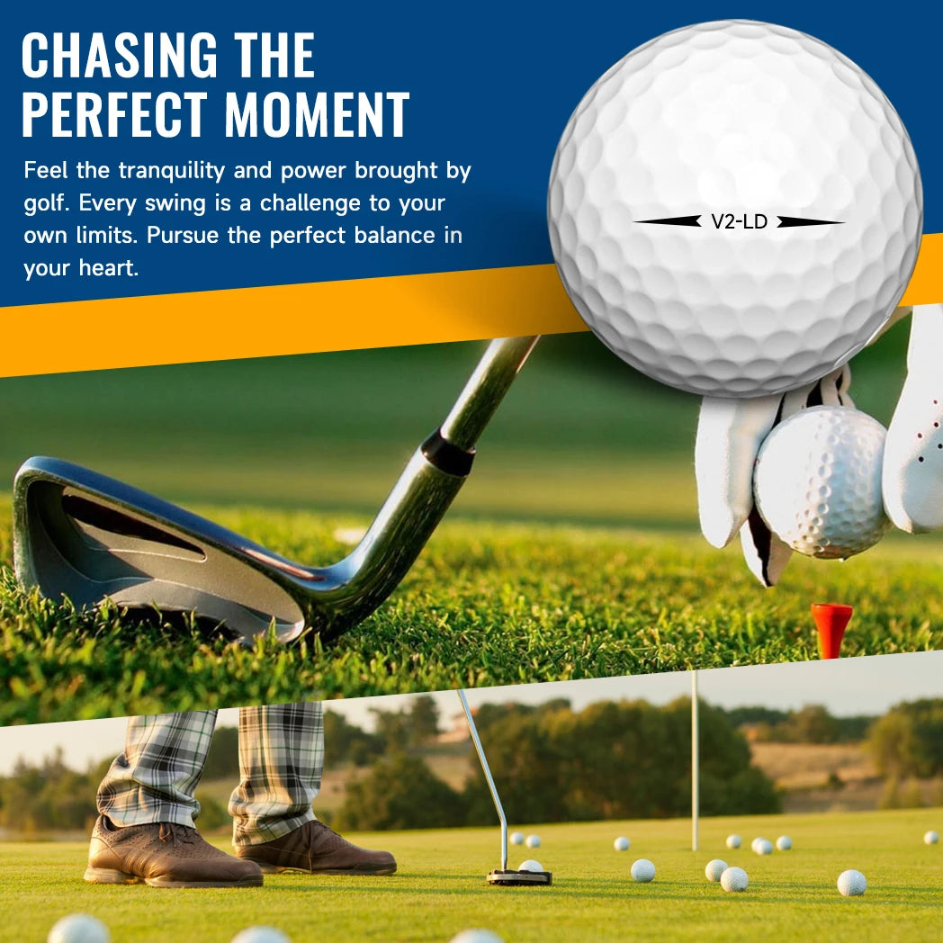 50pcs 2-Layer Golf Balls