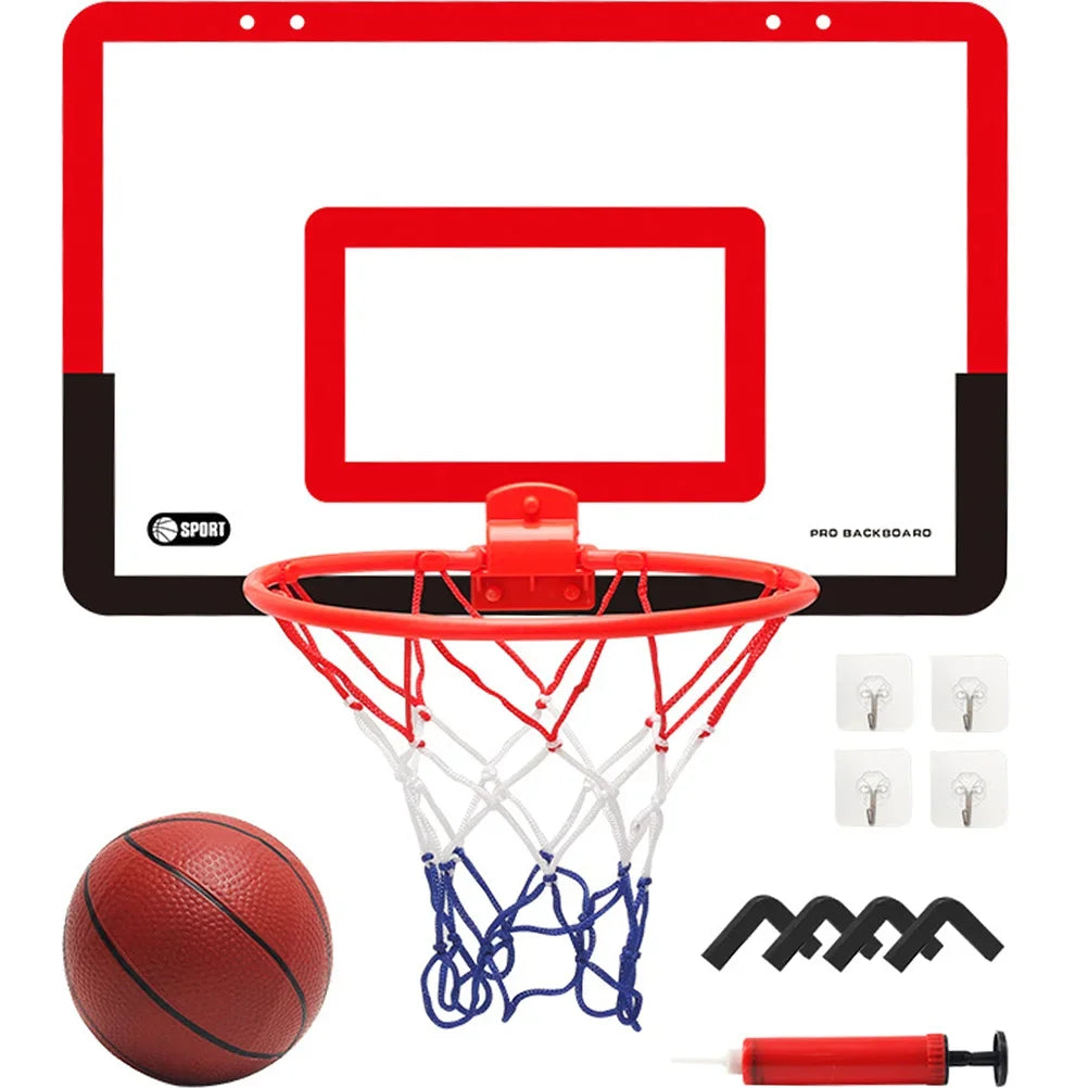 Indoor Kids Basketball Set with Wall Bracket