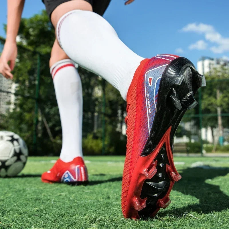 Men’s Outdoor Soccer Cleats – Breathable Long Spikes