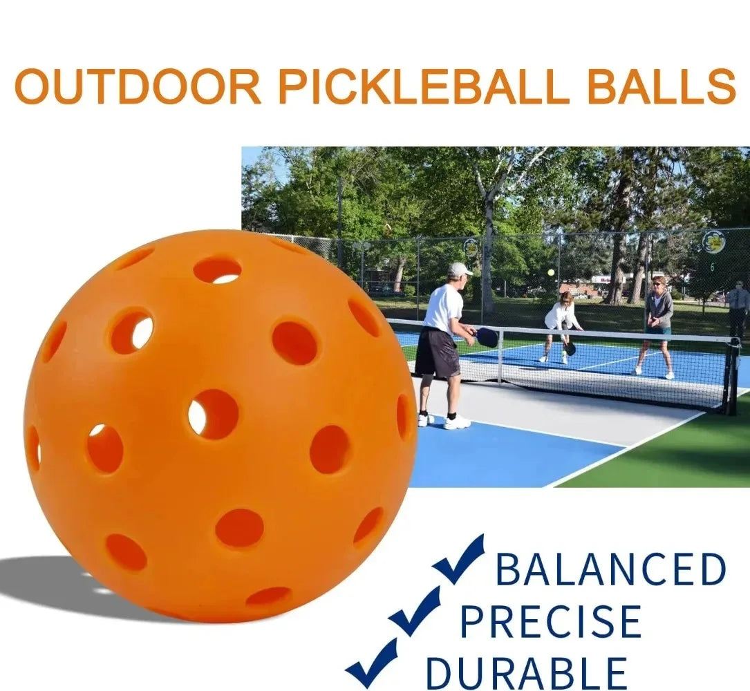 12-Pack Outdoor Pickleballs 74mm
