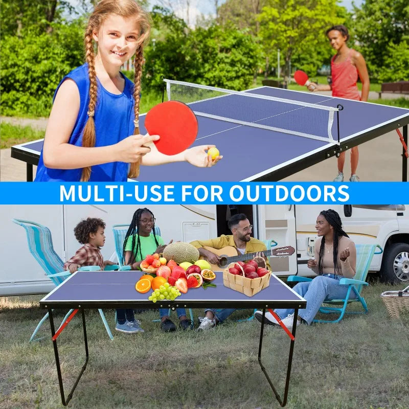 4.5ft Foldable Ping Pong Table