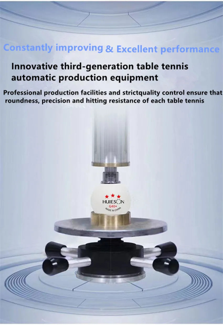 3-Star ABS 40+ Table Tennis Balls – 20–100PCS