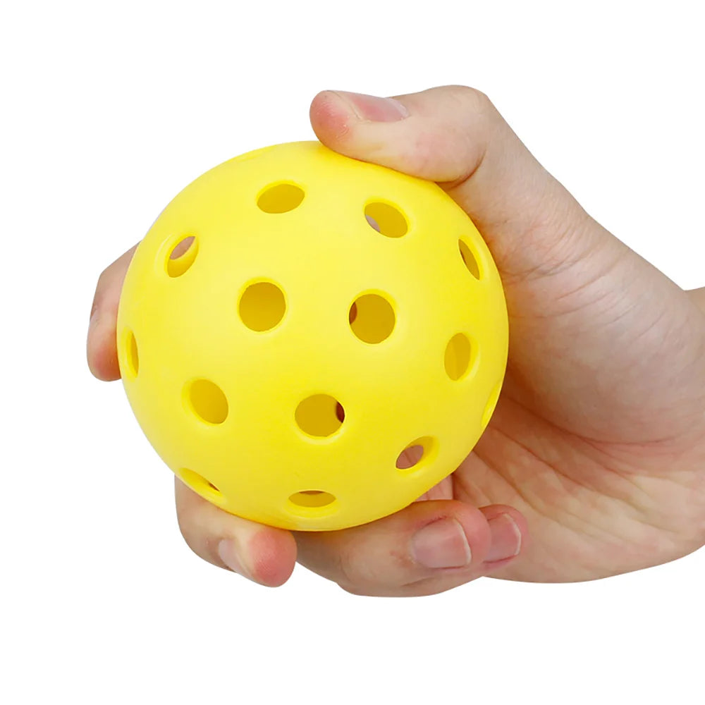 Outdoor Pickleballs – 74mm 40-Hole Durable Balls (6/12/24 Pack)