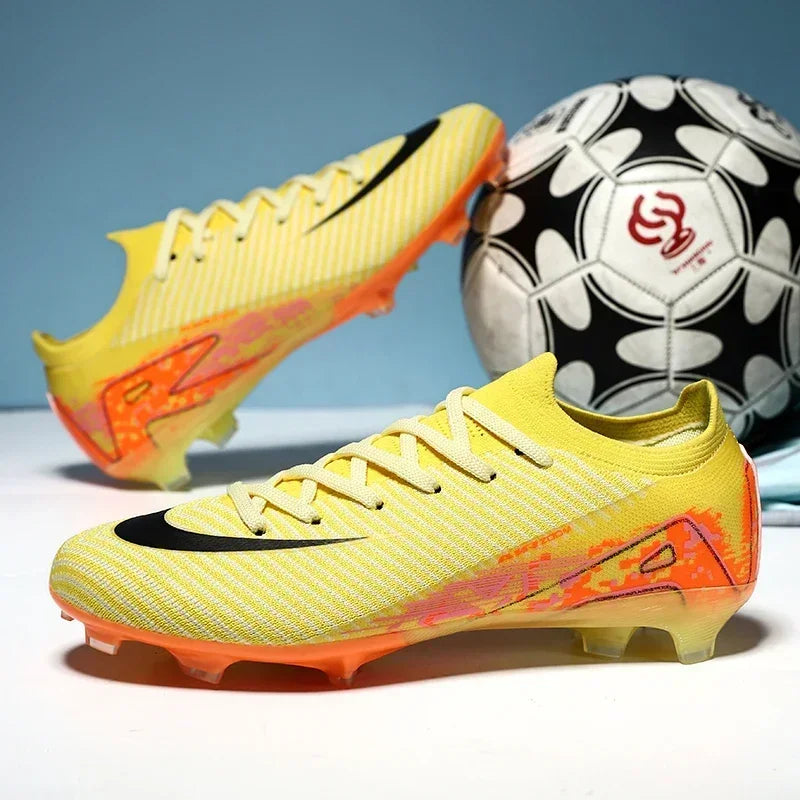 Men’s Outdoor Soccer Cleats – Breathable Long Spikes