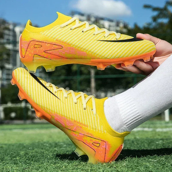 Men’s Outdoor Soccer Cleats – Breathable Long Spikes