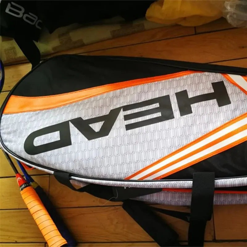Large Capacity Tennis Racket Bag with Shoe Compartment