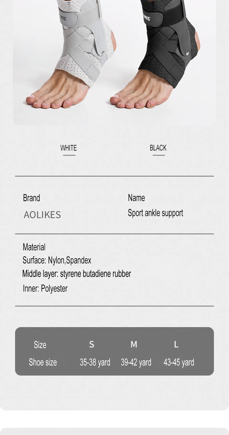 Ankle Brace Compression Sleeve