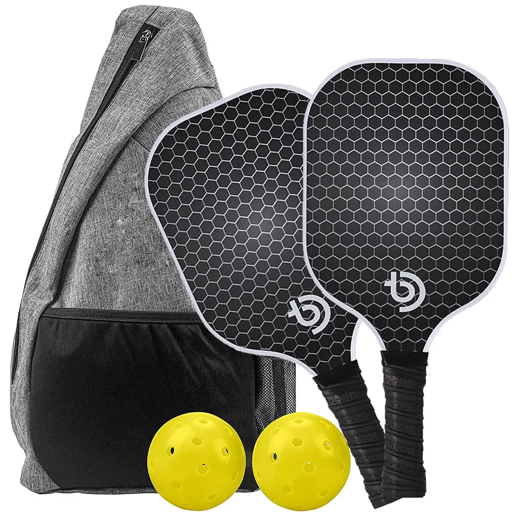Graphite Carbon Fiber Pickleball Paddle Set – USAPA Approved