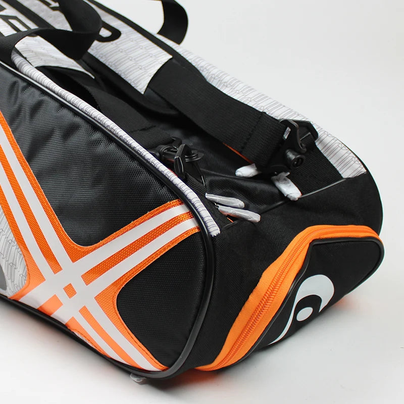 Large Capacity Tennis Racket Bag with Shoe Compartment
