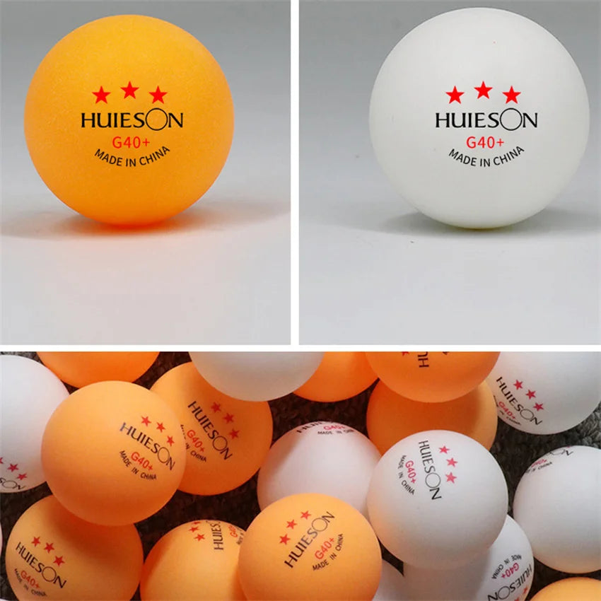 3-Star ABS 40+ Table Tennis Balls – 20–100PCS