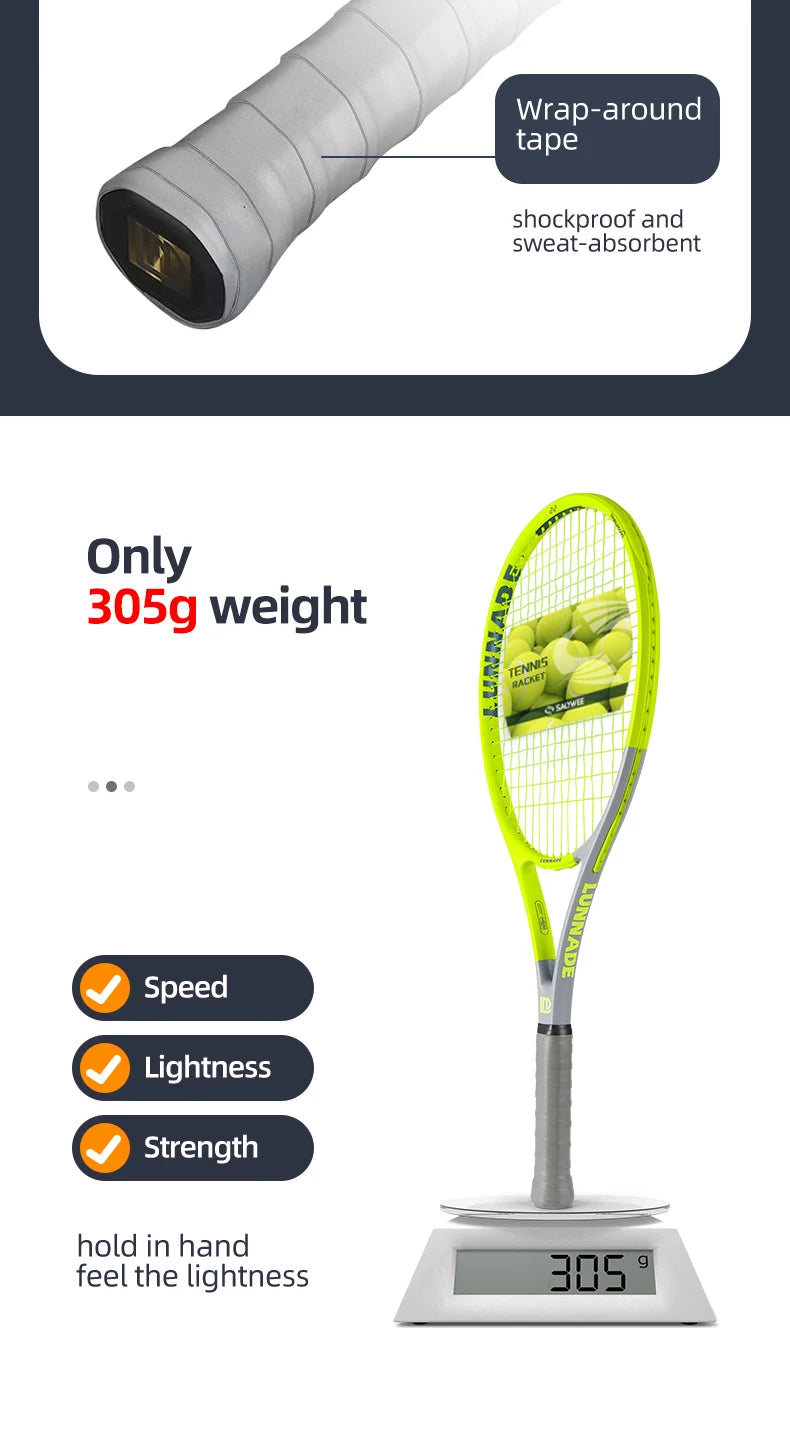 Carbon Composite Tennis Racket – Ultra-Light