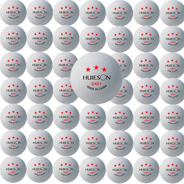 3-Star ABS 40+ Table Tennis Balls – 20–100PCS