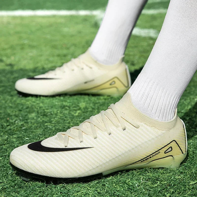 Men’s Outdoor Soccer Cleats – Breathable Long Spikes