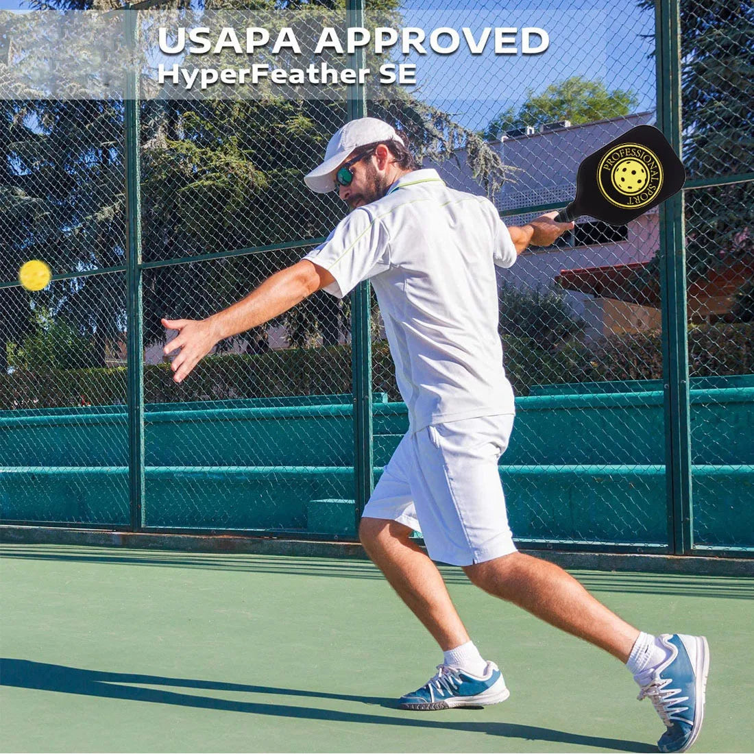 Graphite Carbon Fiber Pickleball Paddle Set – USAPA Approved