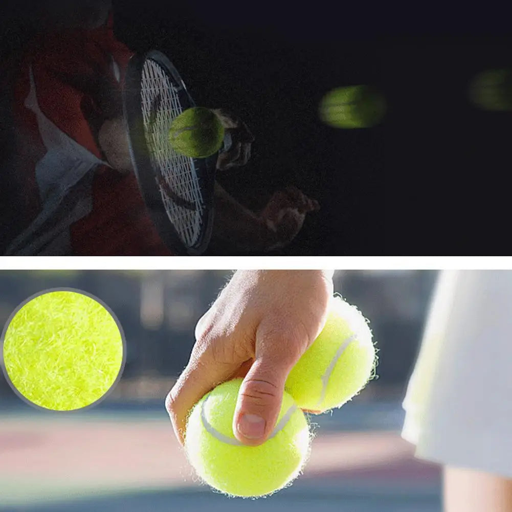 3PCS Professional Tennis Balls – 63mm High Elasticity