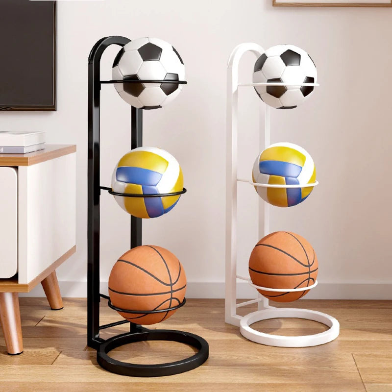 Indoor Kids Sports Ball Storage Rack Organizer