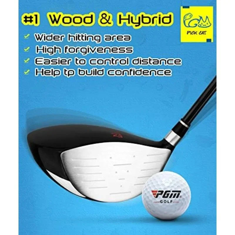 Junior Golf Club Set – 5 Clubs with Stand Bag