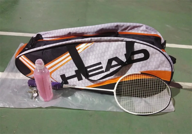 Large Capacity Tennis Racket Bag with Shoe Compartment