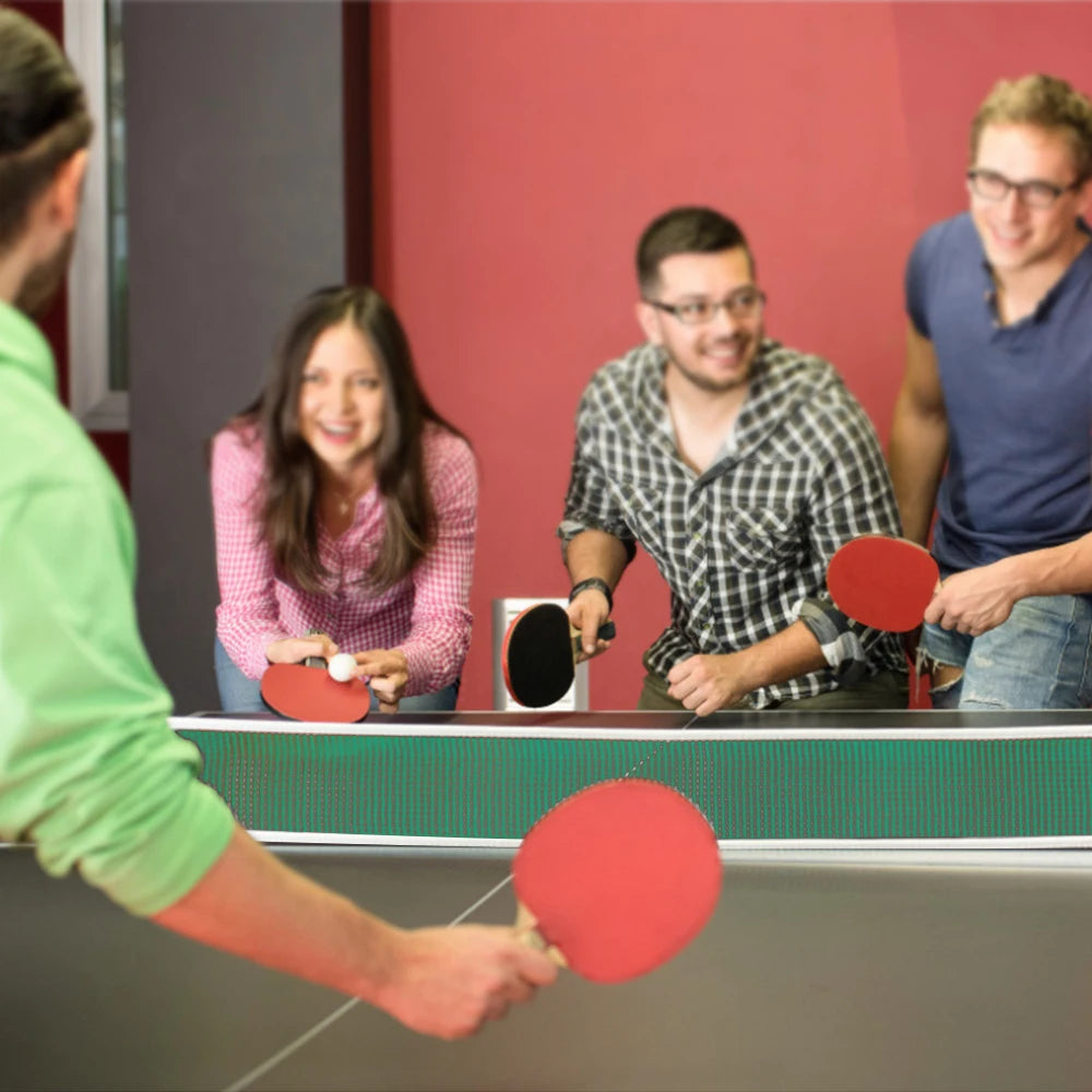 Portable Retractable Ping Pong Net & Paddle Set
