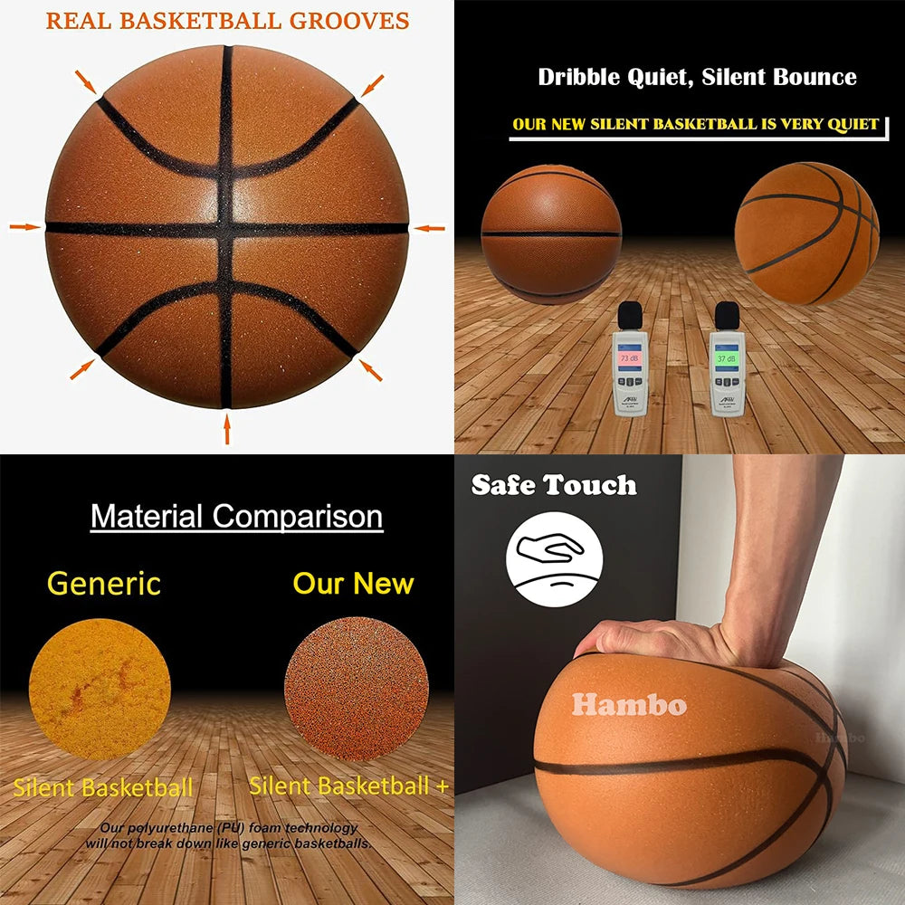 Silent Basketball Foam Training Ball Indoor Dribbling