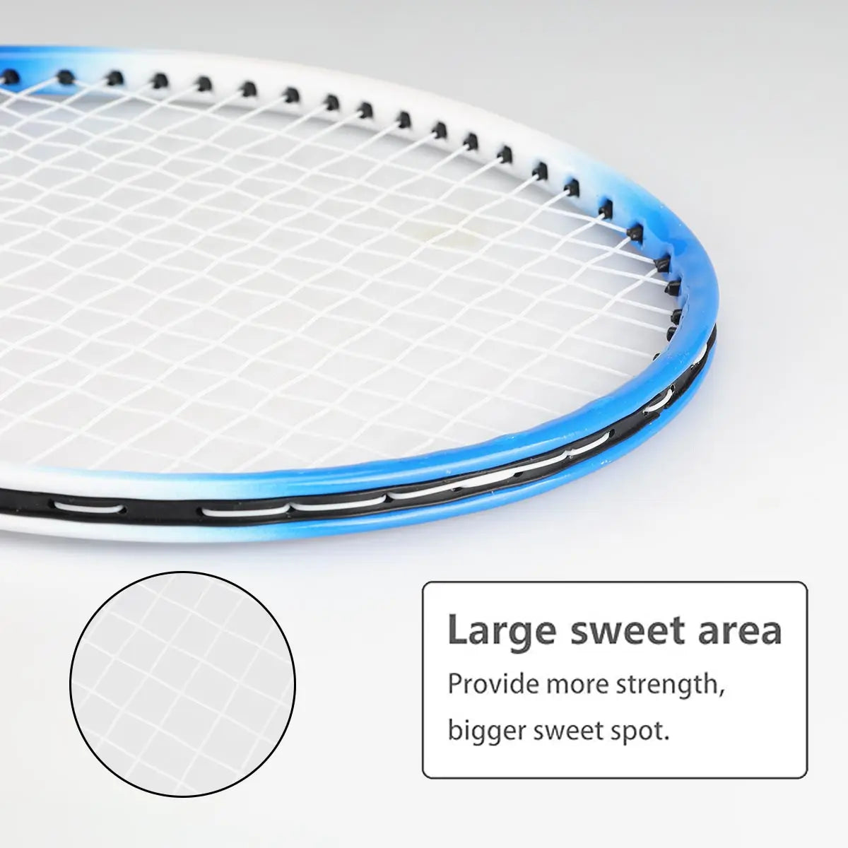 2PCS Tennis Racket Set with Carry Bag