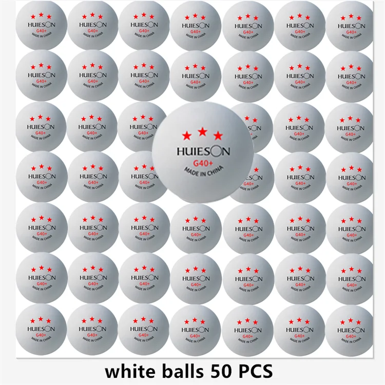 3-Star ABS 40+ Table Tennis Balls – 20–100PCS