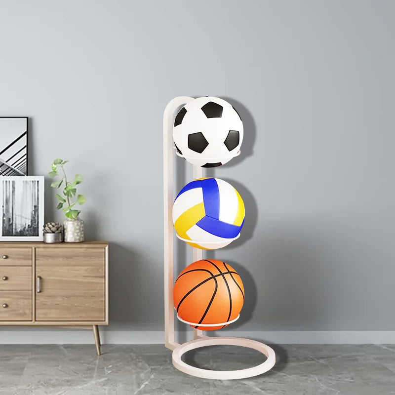 Indoor Kids Sports Ball Storage Rack Organizer