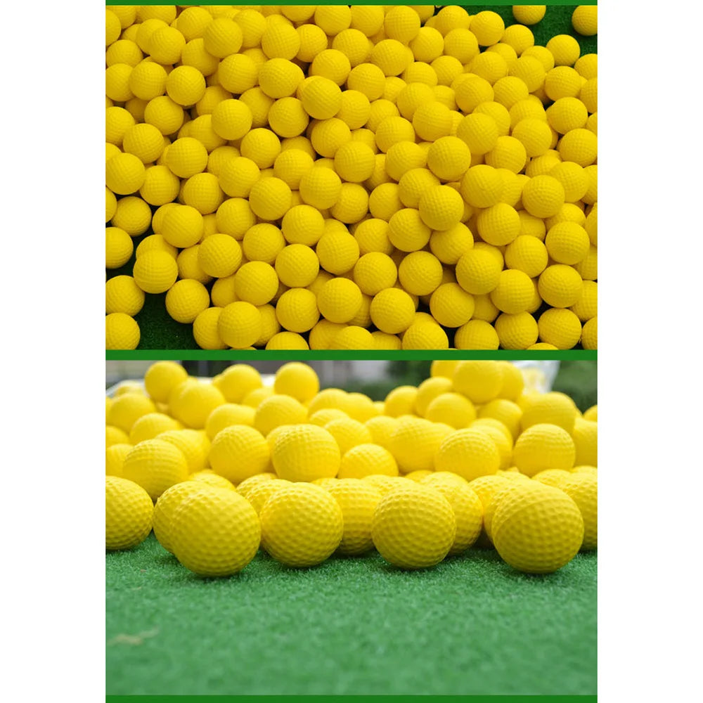 Yellow PU Foam Golf Training Balls