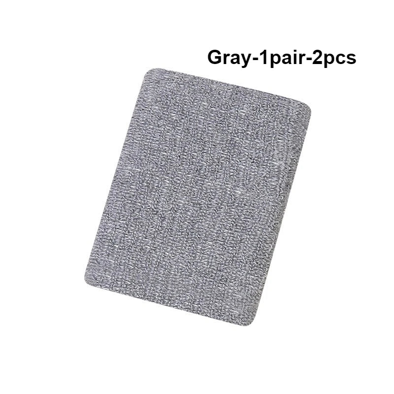 Breathable Cotton Wrist Sweatbands – 2PCS Set