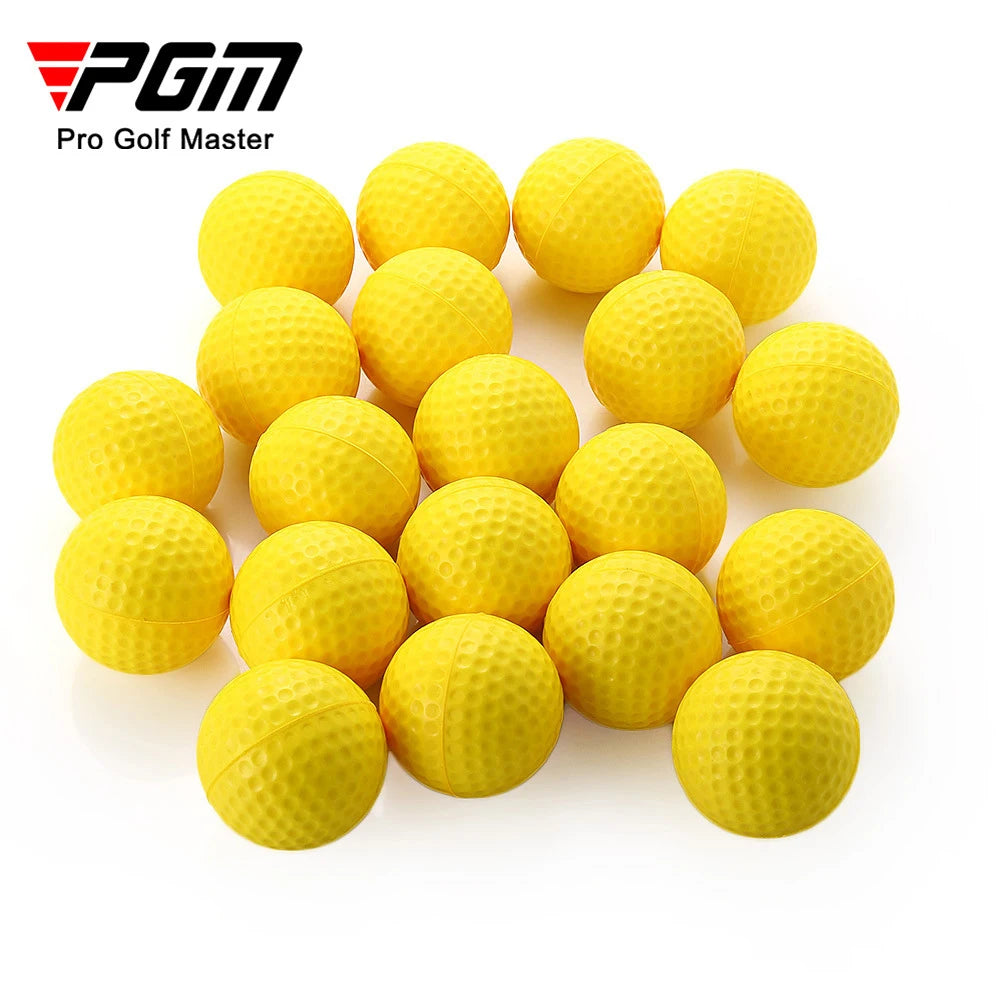 Yellow PU Foam Golf Training Balls