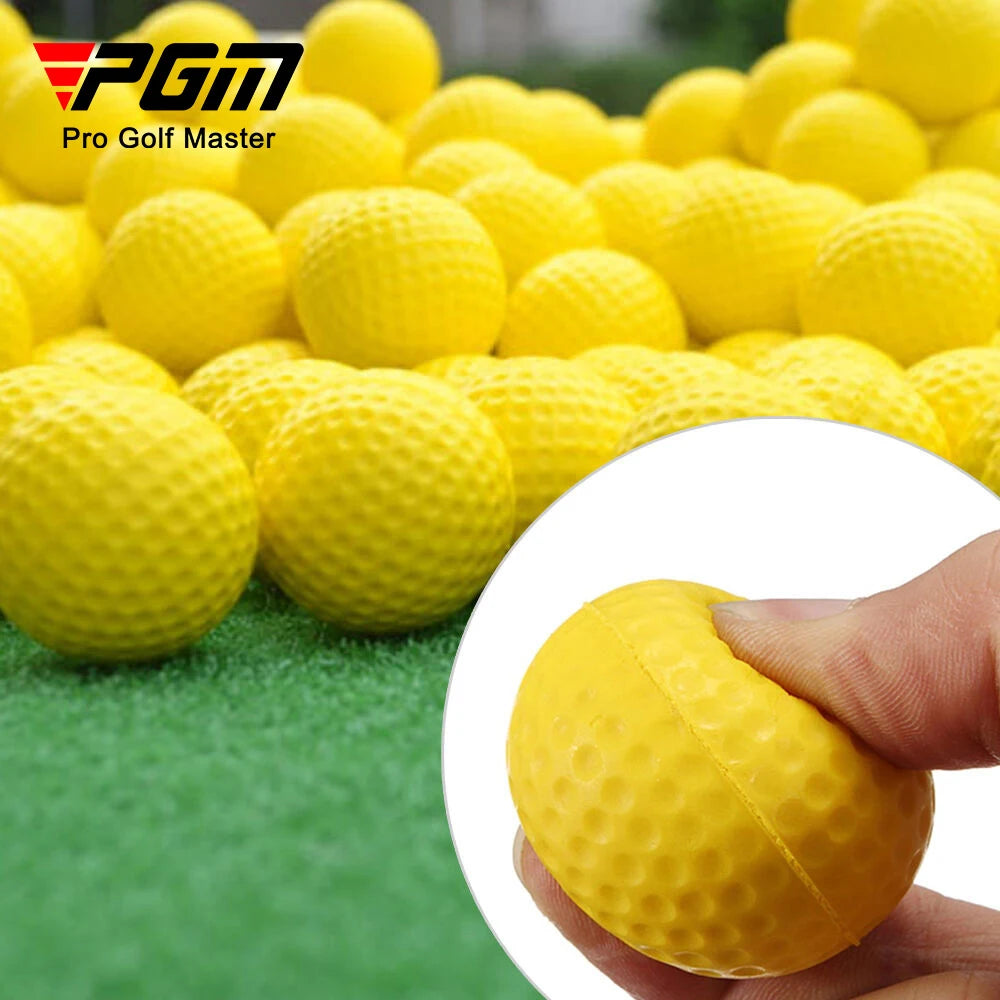 Yellow PU Foam Golf Training Balls
