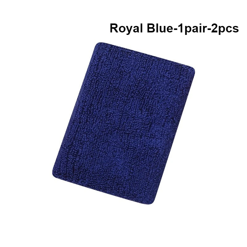 Breathable Cotton Wrist Sweatbands – 2PCS Set