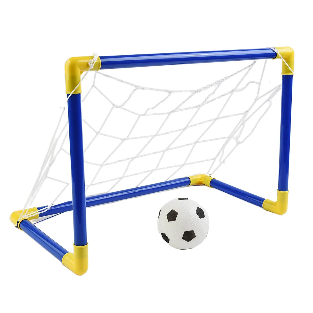 Folding Mini Soccer Goal Set with Pump
