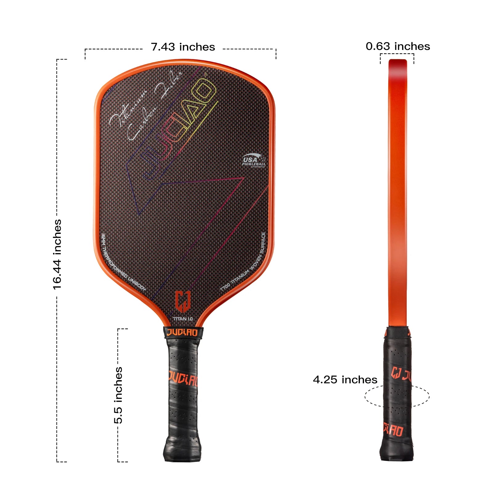 Titanium Surface Pickleball Paddle